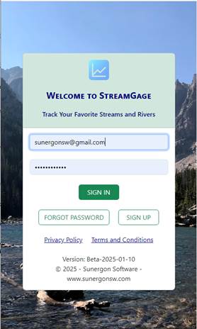 A screenshot of a login screen

Description automatically generated